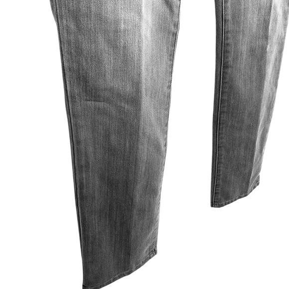 Chicos Platinum Gray Womens Stretch Mid Rise Ultimate Straight Leg Jeans 00R / 2 - Picture 11 of 16